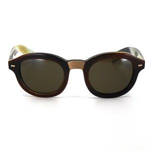 ERMENEGILDO ZEGNA COUTURE “ZC0011” Dark Brown Sunglasses